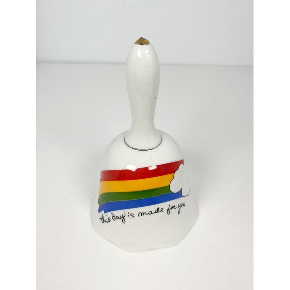 80’s vintage ceramic rainbow bell - Picture 4 of 6